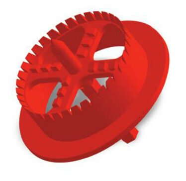 Plastic cutter for cutting holes in polystyrene