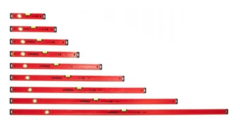 Spirit levels 30-200cm