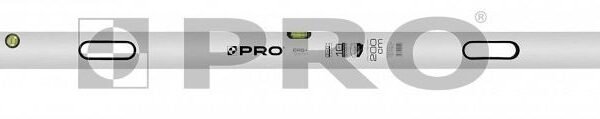 Masonry Staff Pro Measuring with Plumb and Level Indicators and Handles 150,200,250cm