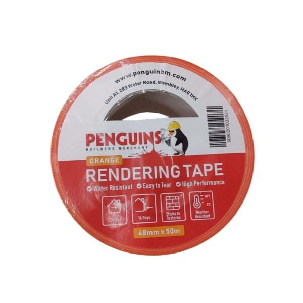 Penguins Render Masking Tape 48mm x 50m