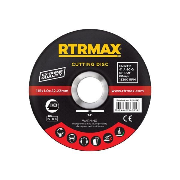 Inox Metal Cutting Disc 115 x 1.0 x 22mm